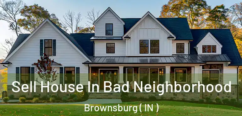 Sell House In Bad Neighborhood Brownsburg ( IN )