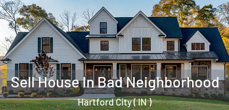 Sell House In Bad Neighborhood Hartford City ( IN )