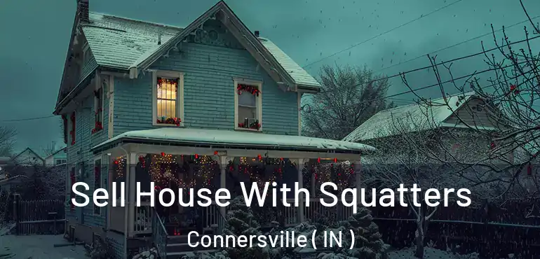 Sell House With Squatters Connersville ( IN )