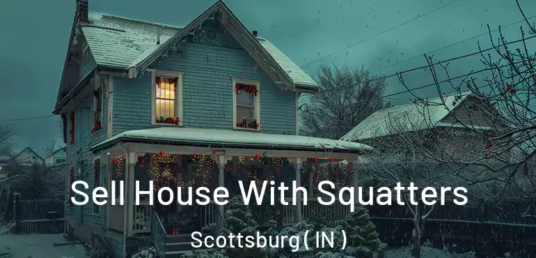  Sell House With Squatters Scottsburg ( IN )