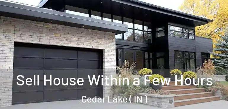  Sell House Within a Few Hours Cedar Lake ( IN )