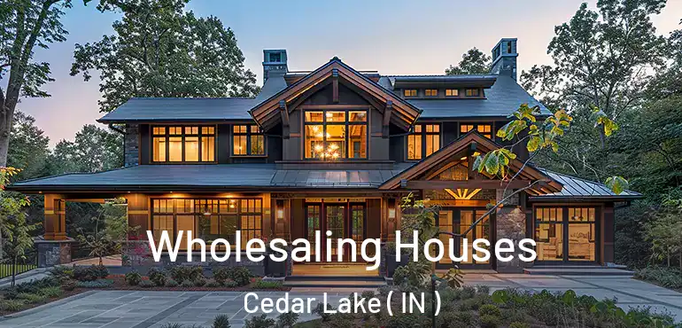  Wholesaling Houses Cedar Lake ( IN )